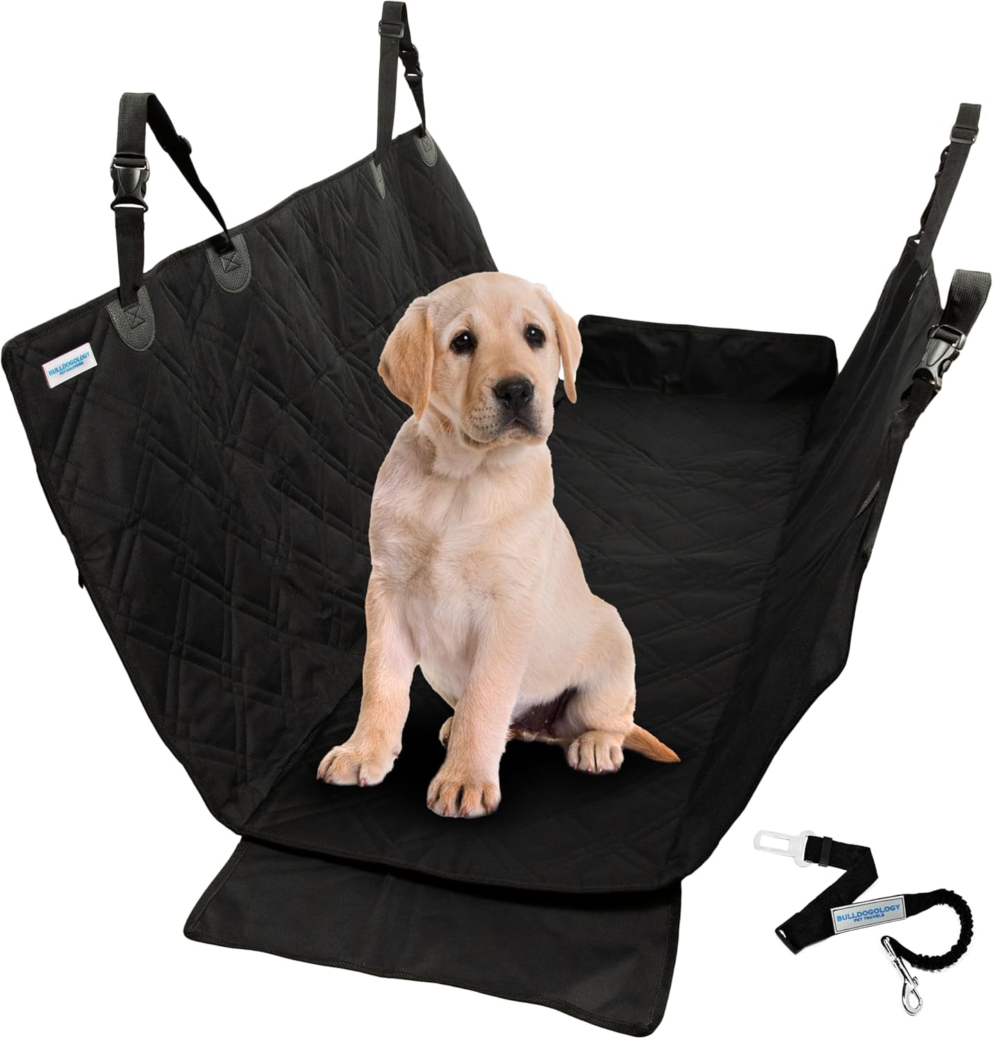 Ultimate Waterproof Dog Car Seat Cover - 58"x56" Backseat Protector for Dogs - Stylish and Durable Hammock Design for SUVs and Trucks