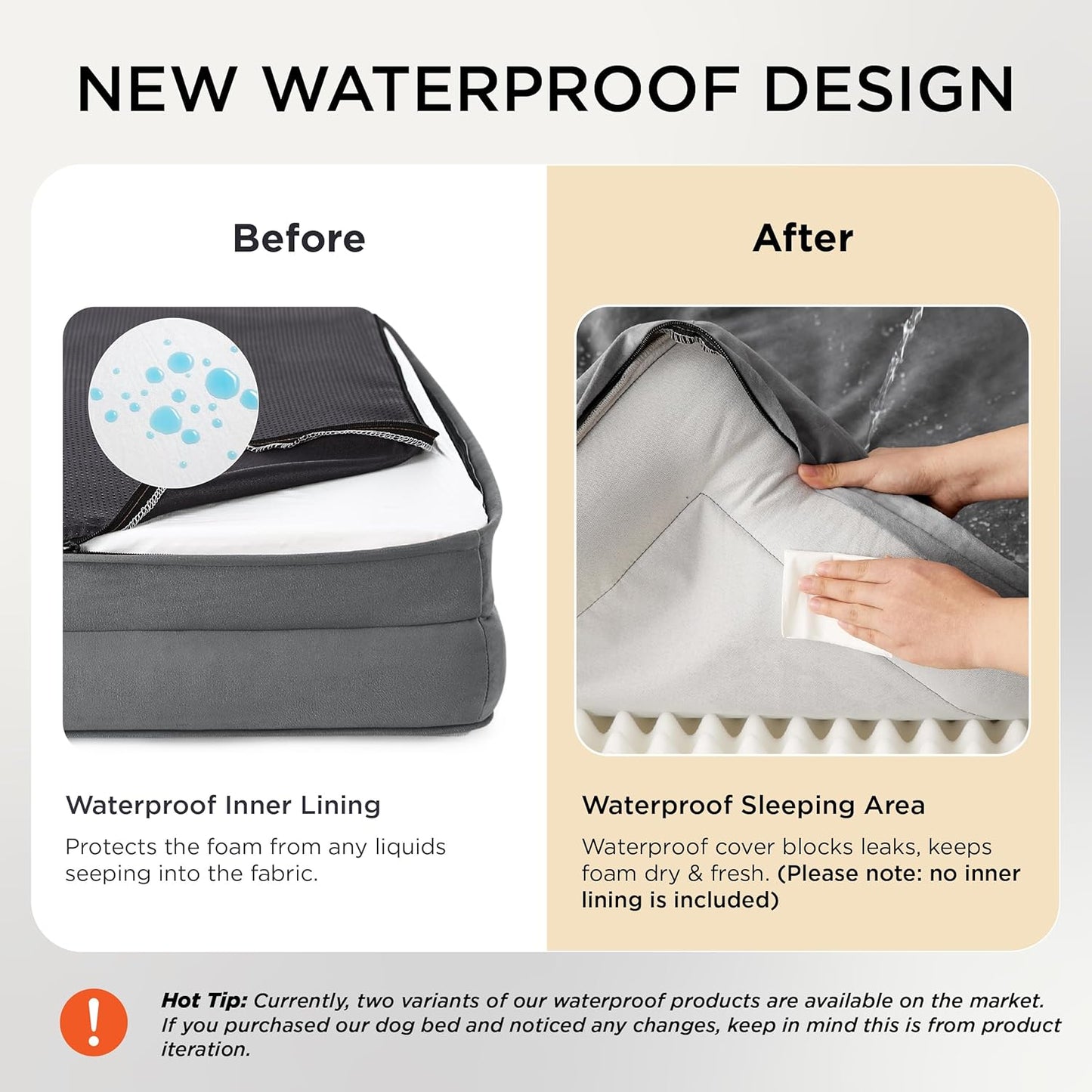 Luxurious Orthopedic Dog Bed for Medium Dogs - Waterproof, Washable, and Comfort-Enhanced Pet Sofa in Grey