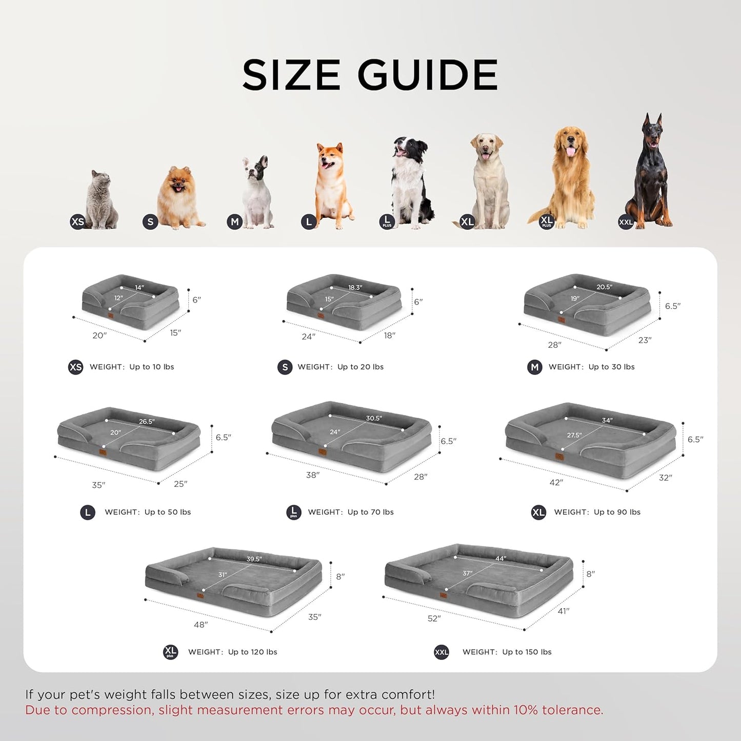 Luxurious Orthopedic Dog Bed for Medium Dogs - Waterproof, Washable, and Comfort-Enhanced Pet Sofa in Grey