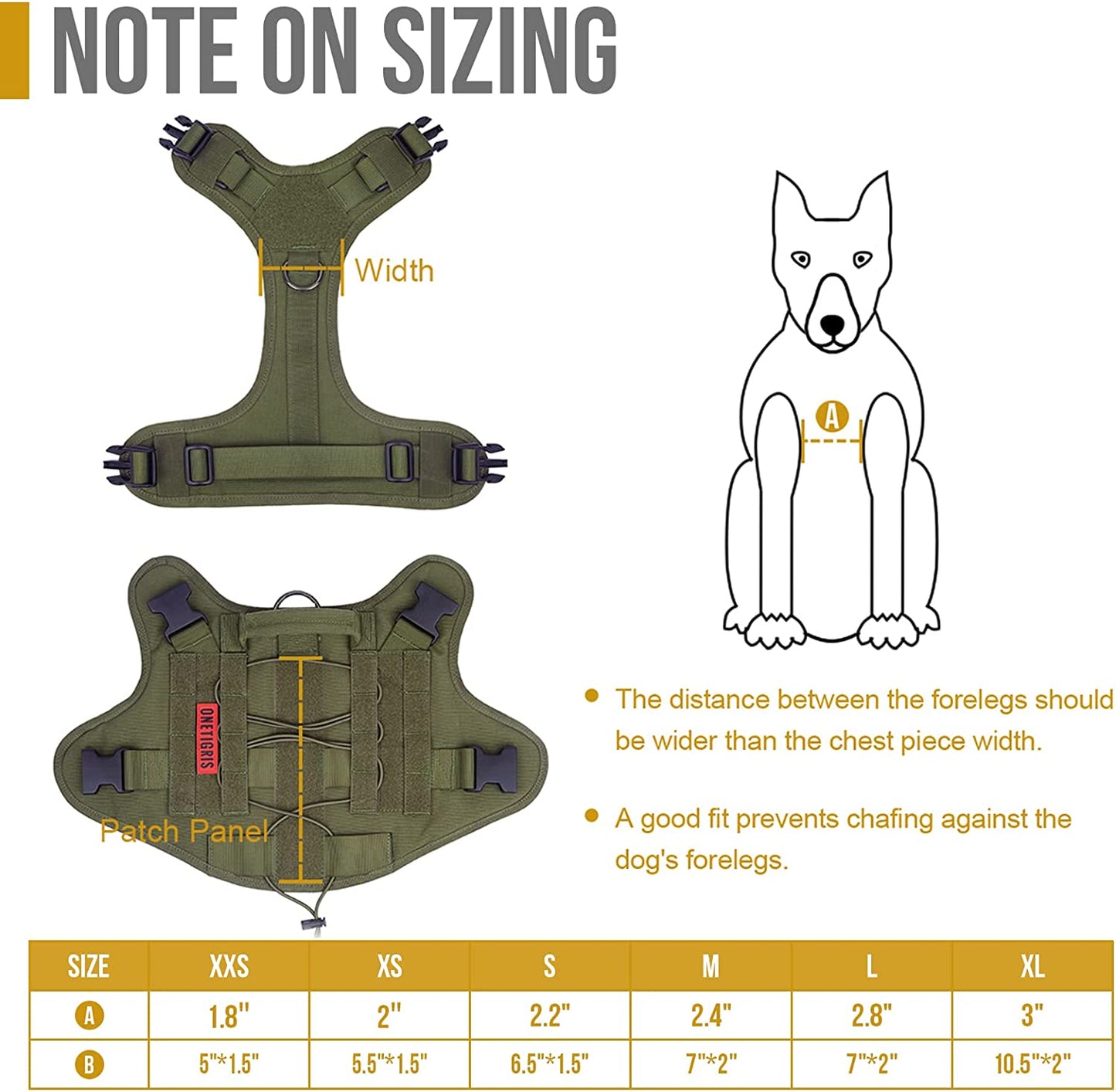 Tactical No-Pull Dog Harness - Adjustable, Breathable Vest with Handle for Outdoor Adventures (Ranger Green, Small)