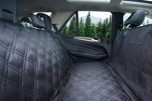 Ultimate Waterproof Dog Car Seat Cover - 58"x56" Backseat Protector for Dogs - Stylish and Durable Hammock Design for SUVs and Trucks