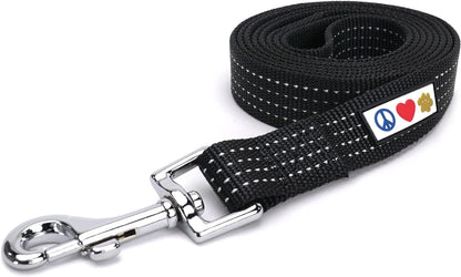 Reflective Extra Small/Small 6 Ft Dog Leash - Ideal for Puppies and Small Breeds, Matching Collar and Harness Available Separately