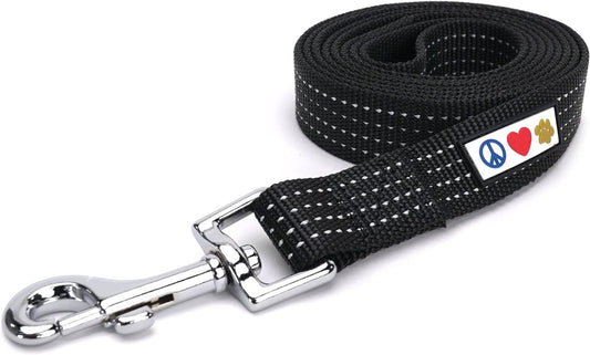 Reflective Extra Small/Small 6 Ft Dog Leash - Ideal for Puppies and Small Breeds, Matching Collar and Harness Available Separately