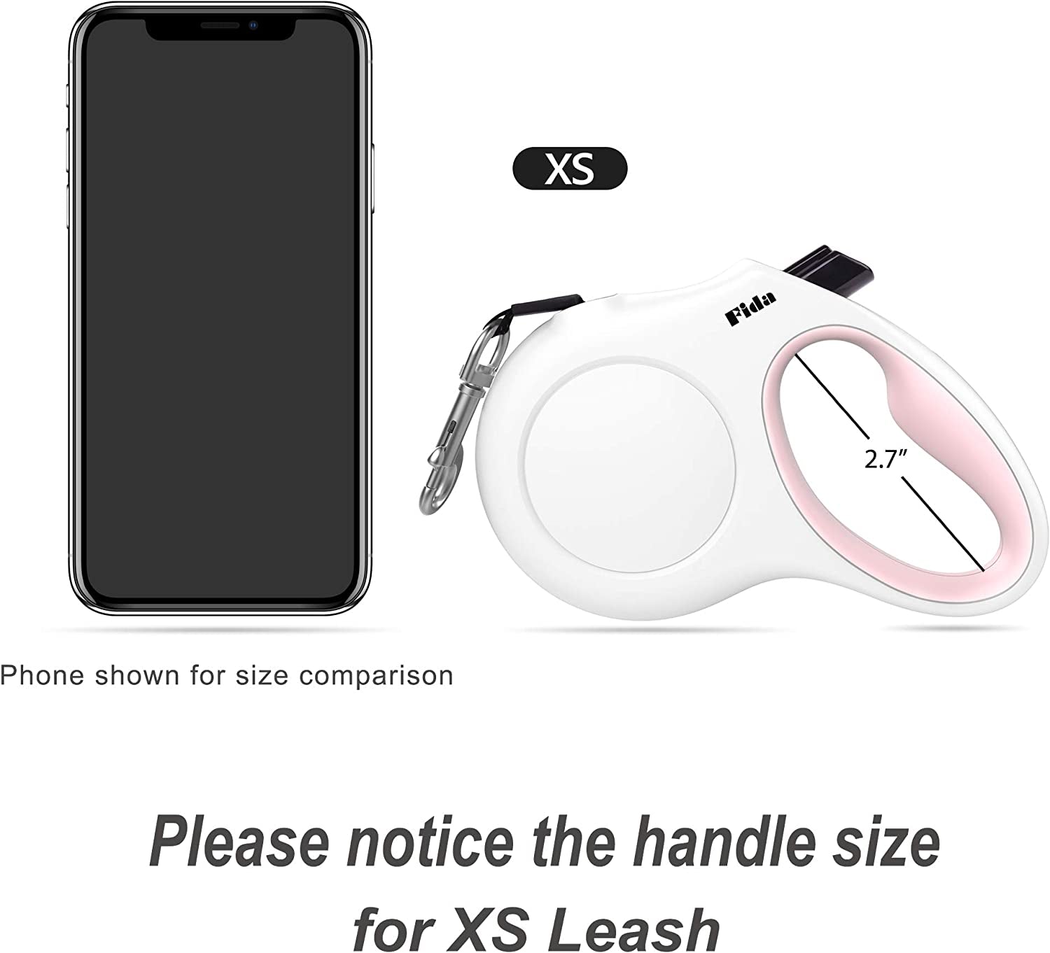 Premium 10 Ft Retractable Dog Leash with Poop Bag Dispenser - Perfect for X-Small Dogs and Cats up to 18 Lbs, Featuring Anti-Slip Handle and Reflective Nylon for Safe Walks