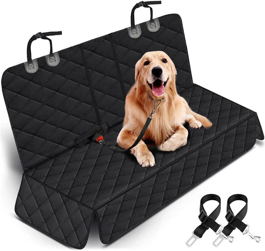 Premium Waterproof Dog Car Seat Cover - Universal Fit for Most Cars, Trucks & SUVs - Non-Slip, Scratch Resistant, and Easy to Clean