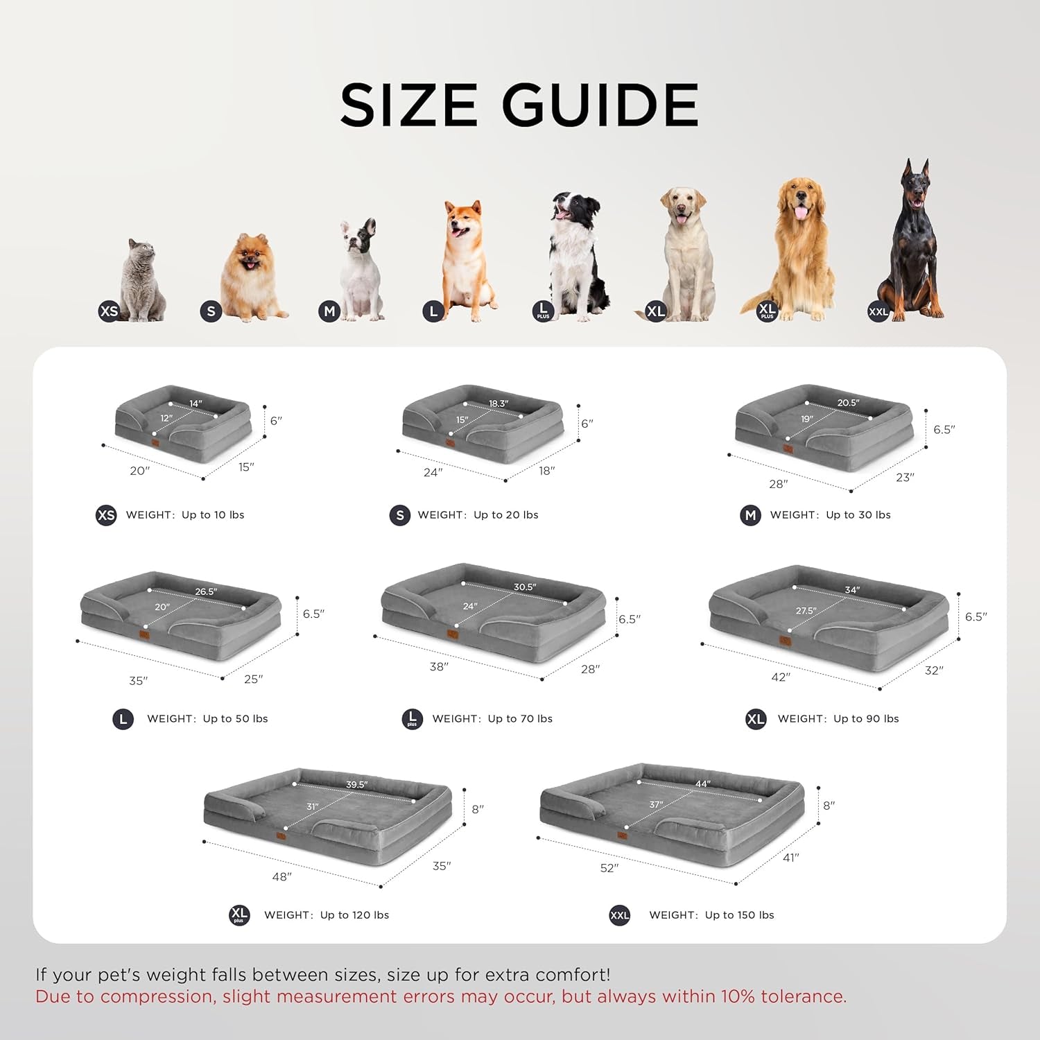 Luxurious Orthopedic Dog Bed for Medium Dogs - Waterproof, Washable, and Comfort-Enhanced Pet Sofa in Grey